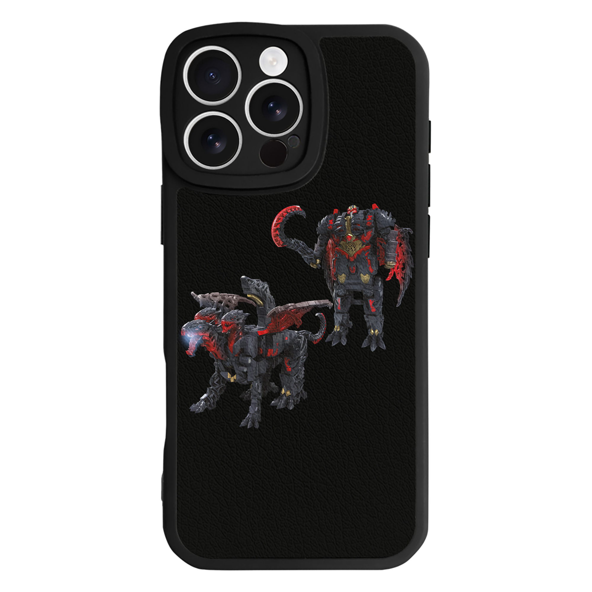 （画像用） Transformers トランスフォーマー 【iPhone 16シリーズ対応】シリコンスマホケース（レザー調） 材質：シリコン